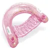 Image de Intex - Bouée gonflable chaise semi immergé Glitter - Rose - Glitter