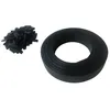 Image de Toilinux - Kit de lamelle occultante PVC avec clip de fixation de 50 m pour grillage rigides - Gris foncé
