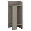 Image de Toilinux - Table de chevet Elos droite 27 cm - Taupe - Elos