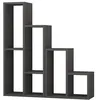 Image de Toilinux - Bibliothèque Sule 89 cm - Gris Anthracite - Sule