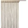Image de Toilinux - Lot de 2 rideaux fils décoratifs - 90 x 200 cm - Beige