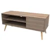 Image de Toilinux - Meuble TV HARRY - 110x40x50cm - Marron - HARRY