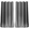 Image de Toilinux - Lot de 2 Rideaux unis occultants avec oeillets - 140 x 240 cm - Gris - REGLISSE