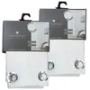 Image de Toilinux - Lot de 2 Rideaux isolants en Polyester - 140 x 260 cm - Ivoire