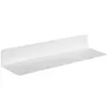 Image de Toilinux - Etagère murale 1 tablette en métal - L.50cm x H.7cm - Blanc - Juliette