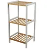 Image de Urban Living - Etagère 3 niveaux en bois - Marron et banc