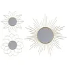Image de Urban Living - Set de 3 miroirs Gold Home - Doré