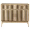 Image de The Home Deco Factory - Buffet 2 tiroirs et 2 portes Saulk en bois - Marron - Saulk