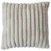 Image de Enjoy Home - Coussin SELA imitiation fourrure côtélée - 40 x 40 cm - Beige - SELA