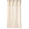 Image de Douceur d'intérieur - Rideau à oeillets HAVER - Coton, polyester et top métallisé - 140 x 240 cm - Ecru - Douceur d'intérieur