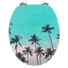 Image de Wenko - Abattant WC Palmiers - Bois - Multicolore - MIAMI