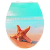 Image de Wenko - Abattant WC Mer - Bois - Multicolore - ETOILE