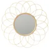 Image de The Home Deco Factory - Miroir Rosace en rotin - Diam 56 cm