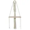 Image de The Home Deco Factory - Etagère murale bohème - Beige - Bohème