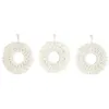 Image de The Home Deco Factory - Lot de 3 miroirs ronds bohème - Diam 28 Cm - Beige - Bohème