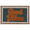 Image de Atmosphera - Tapis rectangulaire Good Vibes - 60 x 90 cm - Multicolore