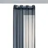 Image de Atmosphera - Voilage Moly - 135 x 240 cm - Bleu nuit - MOLY