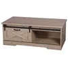 Image de Urban Living - Table basse New York 1 porte coulissante - Marron - New York