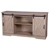 Image de Urban Living - Buffet New York 2 portes coulissantes - Marron - New York