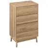 Image de Five Simply Smart - Commode 4 tiroirs Liam - Marron - Liam
