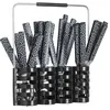 Image de Five Simply Smart - Ménagère 24 pièces avec rack - Noir - GEO