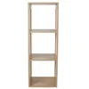 Image de The Home Deco Factory - Etagère de rangement 3 cases Bali - Marron - Bali