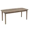Image de Atmosphera Kids - Table à manger extensible Banila en bois pour 6 à 10 personnes - Marron - Banila