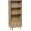 Image de Atmosphera - Bibliothèque 2 portes Colva en bois - Marron - Colva