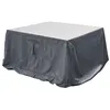 Image de Hespéride - Housse de table rectangulaire S - 185 x 125 x 80 cm - Gris foncé - HAMBO