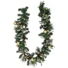 Image de Atmosphera - Guirlande de Noël Eucalyptus L. 2 M - Vert et doré