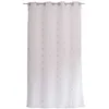 Image de Enjoy Home - Voilage plumetis - 140 x 240 cm - Blanc et argent - SMARTIES