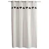 Image de Enjoy Home - Rideau imprimé coeurs Epicéa - 140 x 240 cm - Beige - Epicéa