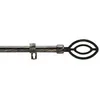 Image de Douceur d'intérieur - Kit de tringle à rideaux extensible Ama - L210 /L380 cm - Patine noir - Ama Douceur d'intérieur