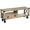 Image de Atmosphera - Meuble TV 1 porte en manguier SILAS - Beige - SILAS