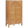 Image de Atmosphera - Armoire 2 portes en cannage TIRIA - Marron - TIRIA