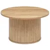 Image de Atmosphera - Table à café en bois COLVA - Diam 70 cm - Marron - COLVA