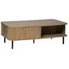 Image de Atmosphera - Table basse 2 portes en bois COLVA - Marron - COLVA