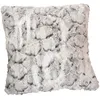 Image de Enjoy Home - Coussin à poils doux LENVIK - 40 x 40 cm - Gris - LENVIK