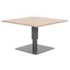 Image de Hespéride - Table de jardin relevable carrée en aluminium SALIMIA - Graphite et honey - Salimia