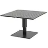 Image de Hespéride - Table de jardin relevable carrée en aluminium SALIMIA - Graphite - Salimia