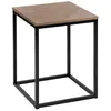 Image de Five Simply Smart - Bout de canapé en bois et métal CHEVRONS - Beige et noir - Chevrons