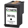 Image de Cartouche compatible - 1 Cartouche d'encre noir compatible avec HP 301XL CH563E - HP Envy Deskjet 1000 1510 2540 3050/ HP Envy 4500 4507 5530 / OfficeJet 2620 2622 4630
