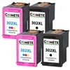 Image de COMETE - 302XL - 4 Cartouches d'encre Compatibles HP 302XL - Marque française