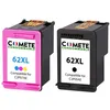 Image de COMETE - 62XL - 2 Cartouches d'encre Compatibles pour HP 62/62XL - Marque française