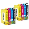 Image de COMETE - 603 XL - 8 Cartouches d'encre compatibles avec EPSON - Marque française