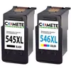 Image de COMETE - 545XL/546XL - 2 Cartouches d'encres Compatibles avec Canon - Marque française