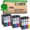 Image de COMETE - 16XL - 12 Cartouches d'encre Compatibles Epson 16 XL - Marque française