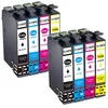 Image de COMETE - 16XL - 8 Cartouches d'encre Compatibles Epson 16 XL - Marque française
