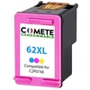 Image de COMETE - 62XL - 1 Cartouche d'encre Compatible pour HP 62 XL - 1 Couleur - Marque française
