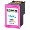 Image de COMETE - 304XL -1 Cartouche d'encre compatible avec HP 304XL - Couleur - Marque française